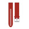  Silicone Strap for 20mm Garmin Fenix 5S/6S-Red