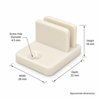 Shower Door Guide / Glide Repair Pack
